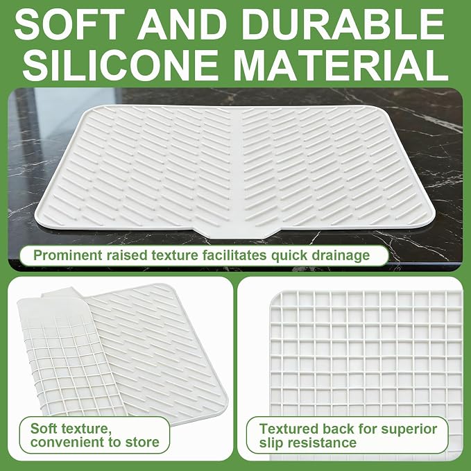 Silicone Drying Mat, Heat-Resistant, Eco-friendly, Hygienic Drying Pad - Image 3