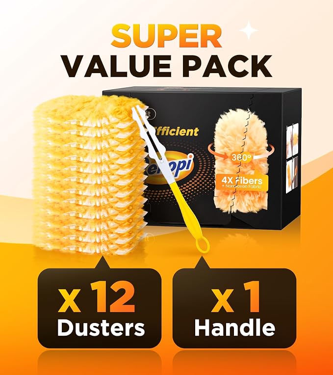 Heavy Duty Duster Refills for Swiffer Duster, Unscented Disposable Dusters for - Image 6