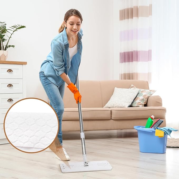 Hoolerry 900 Count Dry Sweeping Cloths Dry Mop Refills Sweeper Dusting Cloths - Image 7