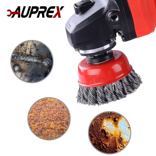 2 Pack Knotted Wire Cup Brush for Angle Grinders - Image 7