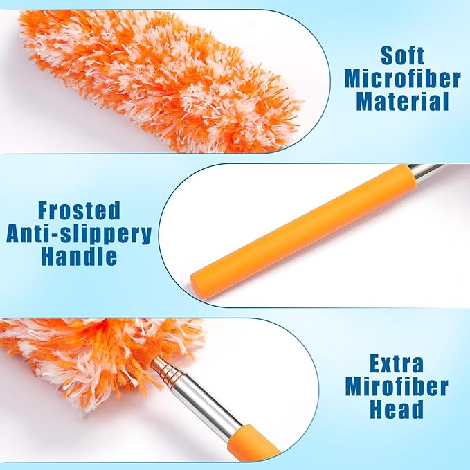 Tanlade 12 Pcs Microfiber Feather Duster - Image 3