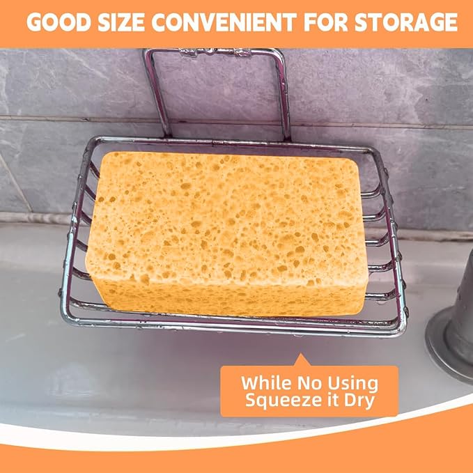 6 - Pack Non-Scratch Scrub Sponges - Sponges - Image 8
