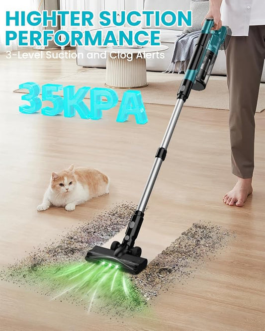 Cordless Vacuum Cleaner for Makita 18V Battery, 7-in-1 Lightweight Stick Vacuum - Image 2