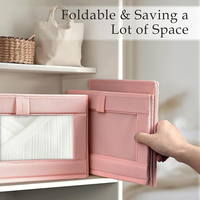 Criusia 6 Pack Linen Closet Organizers and Storage, Large Linen Closet Baskets - Image 5