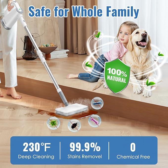 FEPPO Steam Mop & Handheld Steam Cleaner - Image 4