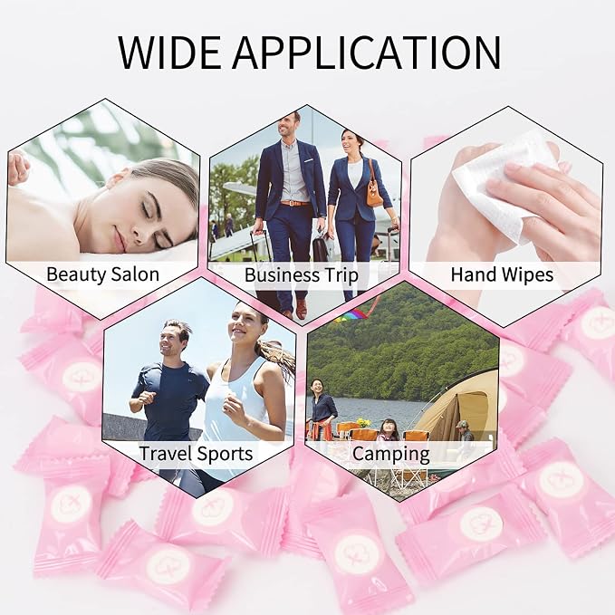 Classycoo Compressed Towel 100 PCS Mini Tablets Disposable Portable Face Towel - Image 5