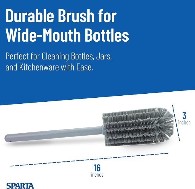 SPARTA Scrub Brush Bottle Brush, Dishwasher Safe Brush - Image 5