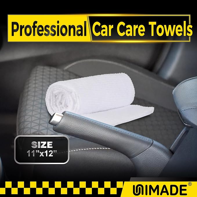 Shop Towels, 100 Pack Commercial Grade Work Rags Microfiber Towels - Image 3