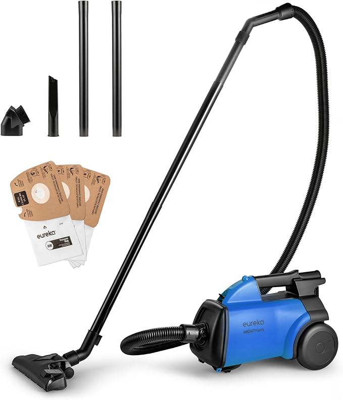 Eureka Bagged Canister Vacuum Cleaner, 3670H w/ 2bags, 3670h-blue by Eureka