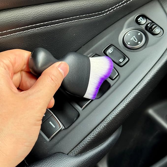 Car Detailing Brush, Soft Bristle Cleaning Brush, Scratch-Free Auto Duster Tool - Image 5
