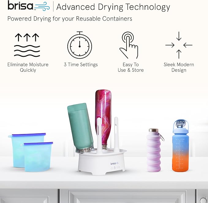 Brisa Rack: Powered Drying for reusables bottles, and containers - Image 3
