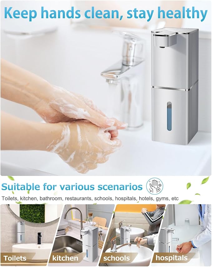 Automatic Liquid Soap Dispenser Touchless Soap Dispenser 380ml/12.8oz - Image 7