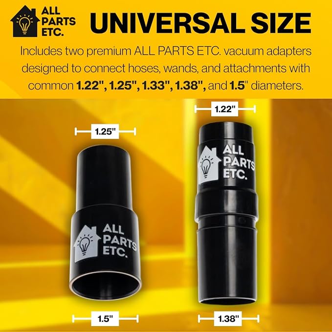 Vacuum Attachments for 1.25" Vacuum Accessories, Dust Mop, Dust Brush, Crevice - Image 2