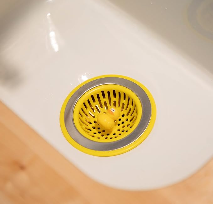 Joie Quack Kitchen Sink Strainer Basket, Fits All Standard Sinks, Stainless - Image 5