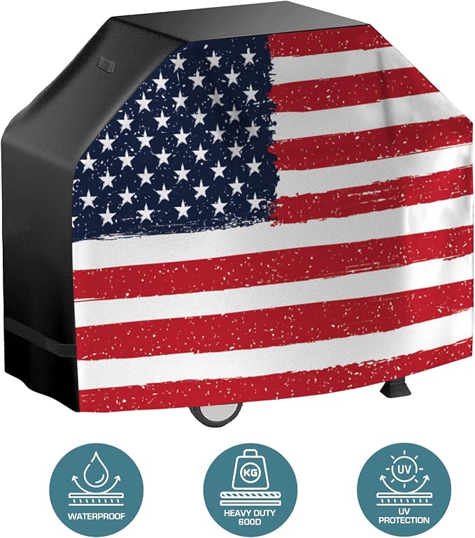 Grill Cover for Outdoor Grill 58 Inch, Heavy Duty Waterproof BBQ Gas Grill - Image 8