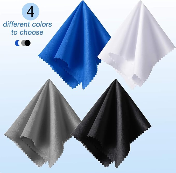 Frienda 12 Pack Large Microfiber Glass Cleaning Cloths 12 x 12 Inch Oversized - Image 5
