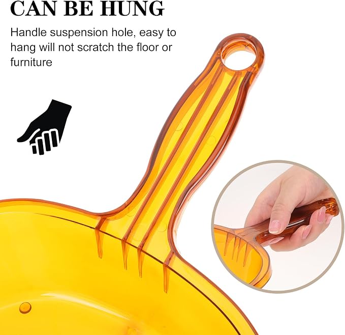 Yellow Thickened Handheld Dustpan Shovel - Image 3