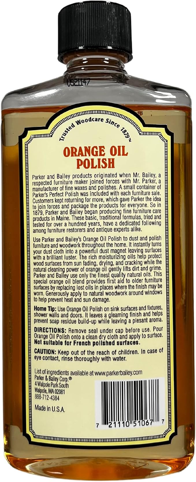 PARKER & BAILEY ORANGE OIL POLISH - Image 3