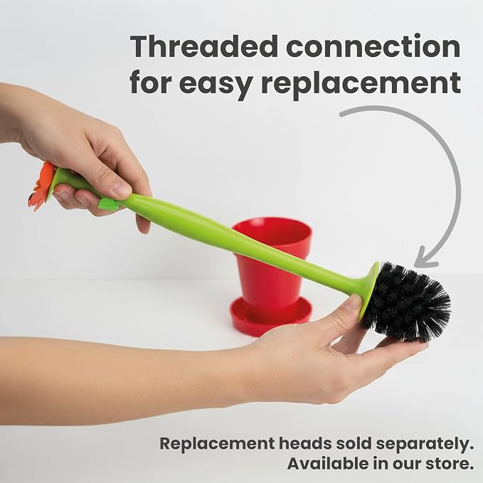 Vigar Flower Power Toilet Brush and Holder Set, Toilet Bowl Cleaner - Image 7