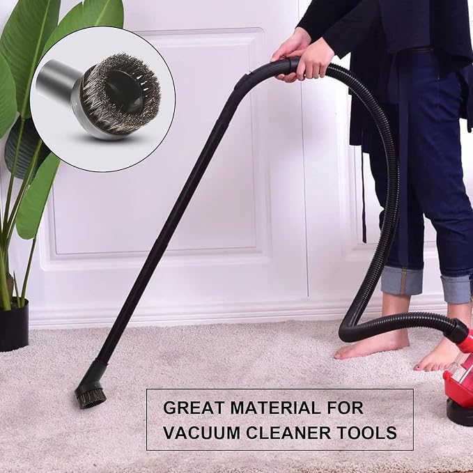Vacuum Brushes 6PC, 1.26inch Horse Hair Vacuum Attachment, 5.9inch Vacuum Floor - Image 2
