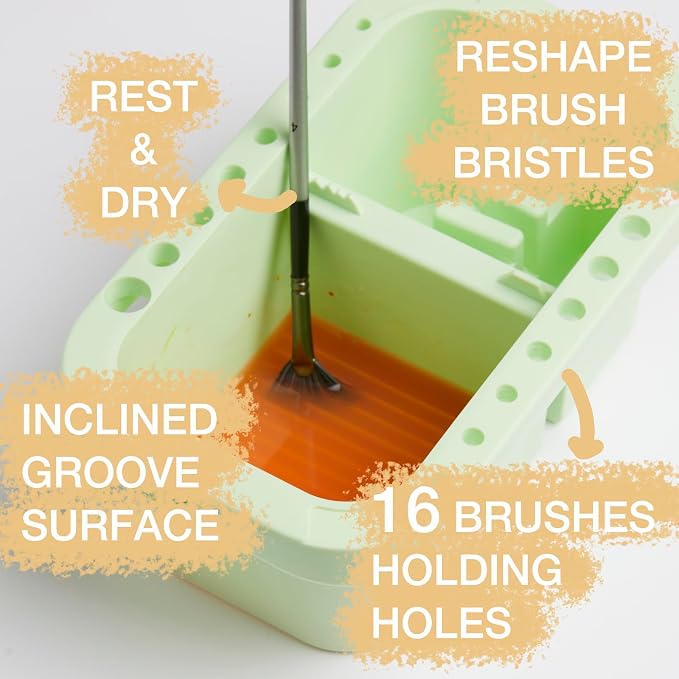 SEVENY Paint Brush Washer, Artist Basin - Image 3
