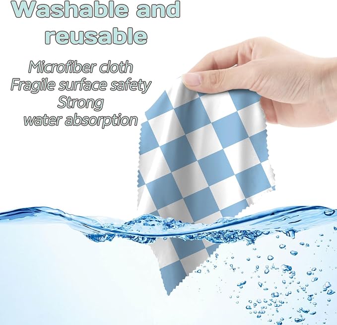 6 PCS Glasses Cleaning Cloth Eyeglass Lens Microfiber Cleaning Cloth Reusable - Image 6