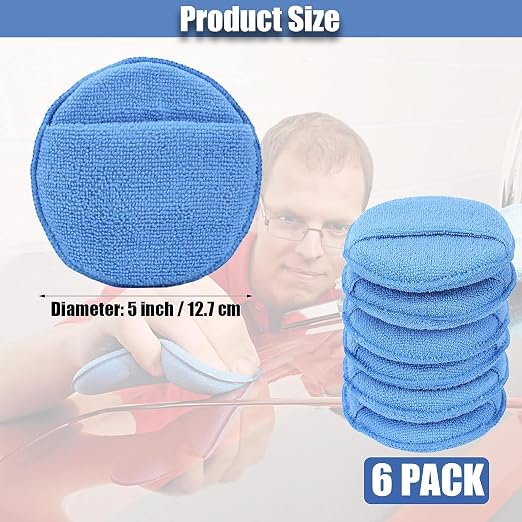 Microfiber Wax Applicator Pads, Car Wax Applicator - Image 4