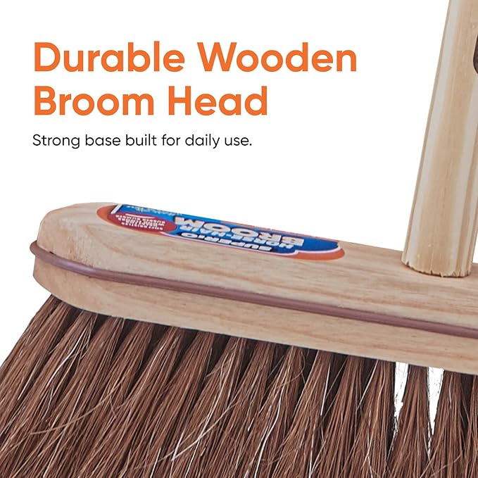 Refill Head for Kitchen and Home – Heavy Duty Household Broom for Easy Sweeping - Image 4