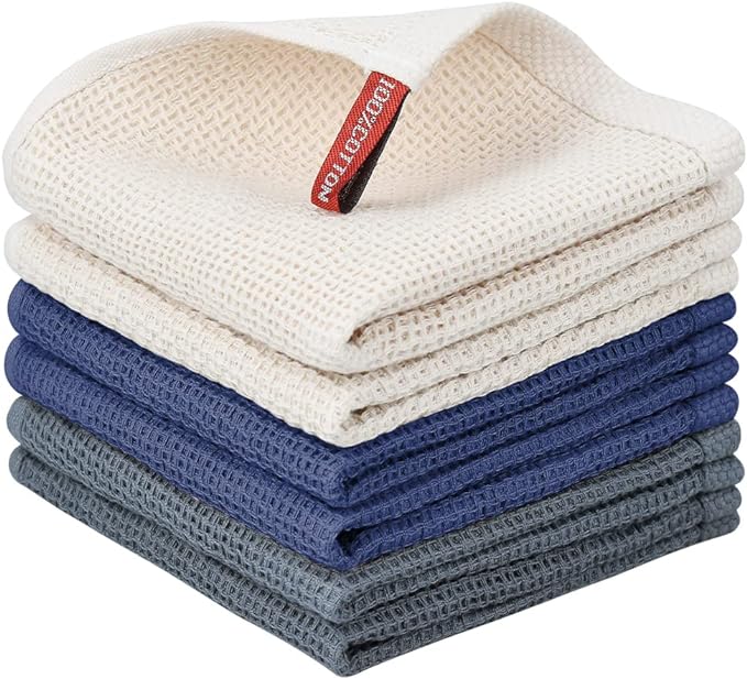 Nialnant 100% Cotton Dish Cloths by Nialnant