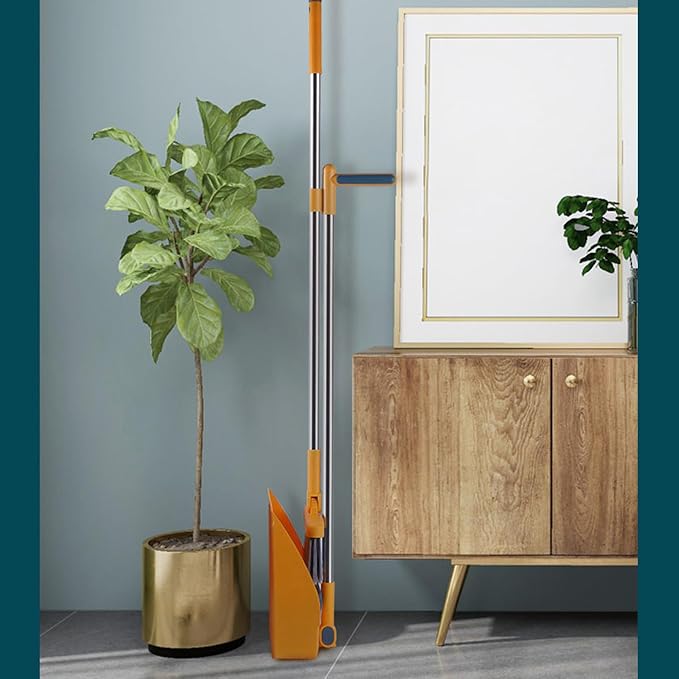 Space Saving Folding Broom and Dustpan Set - Image 8