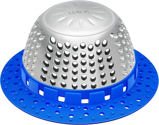 LEKEYE Shower Drain Hair Catcher/Shower Drain Cover/Drain Protector by LEKEYE