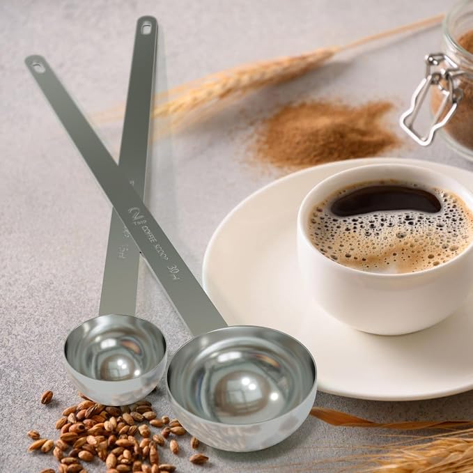 2PCS 1 Tablespoon Coffee Scoop, One tbsp Stainless Steel Scooper - Image 5