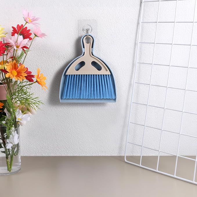6 Pcs Small Dustpan and Brush Set Small Broom and Dustpan Set Whisk Broom and - Image 3