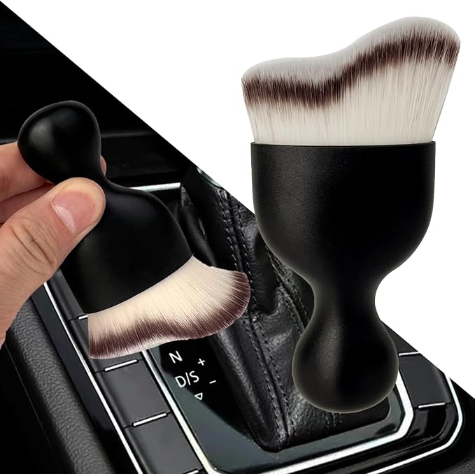 Car Interior Dust Brush, Auto Detailing Brush, Soft Bristles Car Cleaning by XYNorth