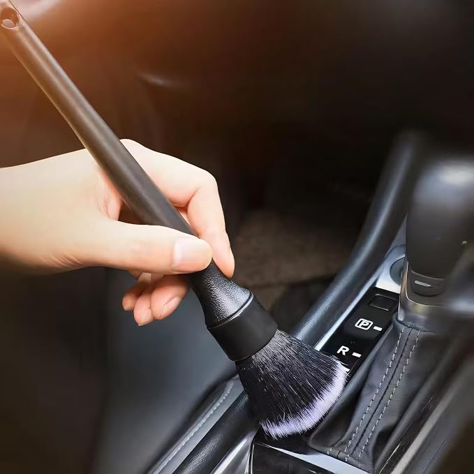 Ultra-Soft Car Detailing Brush Set, Scratch-Free Cleaning Brushes - Image 6