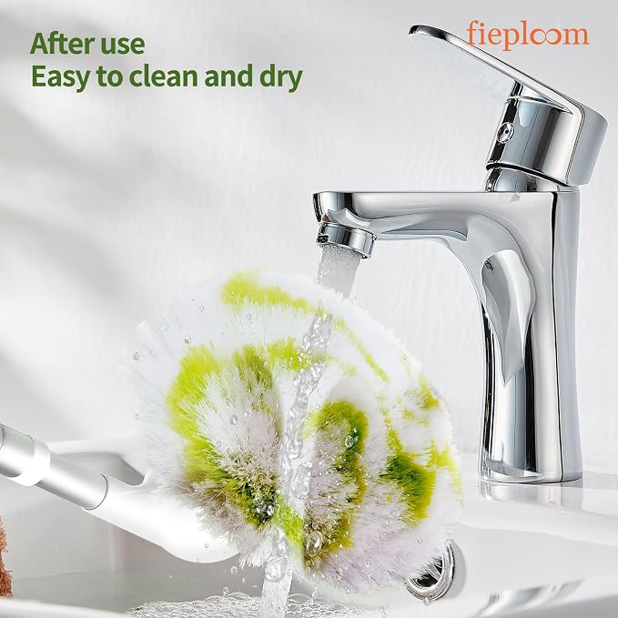 Tub Tile Scrubber Brush with 28" Extendable Pole, Bathroom Brush with Long - Image 6