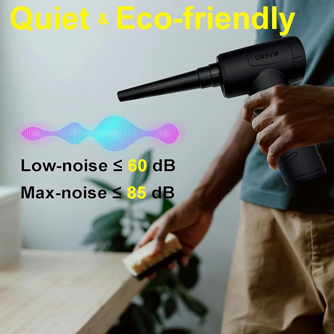Air Duster, Efficient Electric Air Duster, Compact Rechargeable Cordless - Image 4