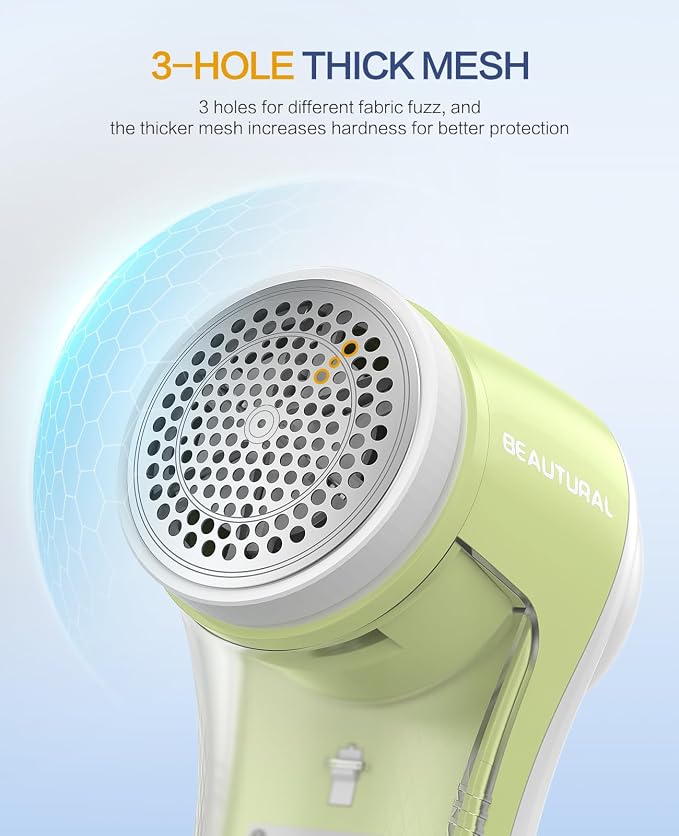 BEAUTURAL Fabric Shaver, Rechargeable Lint Remover - Image 5