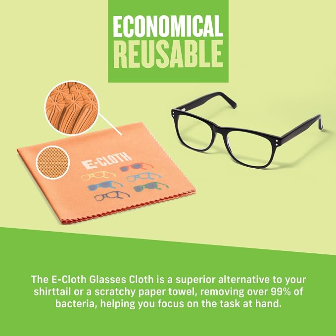 E-Cloth Glasses Cloth, Premium Microfiber Cleaning Cloth, Ideal Eyeglass and - Image 5