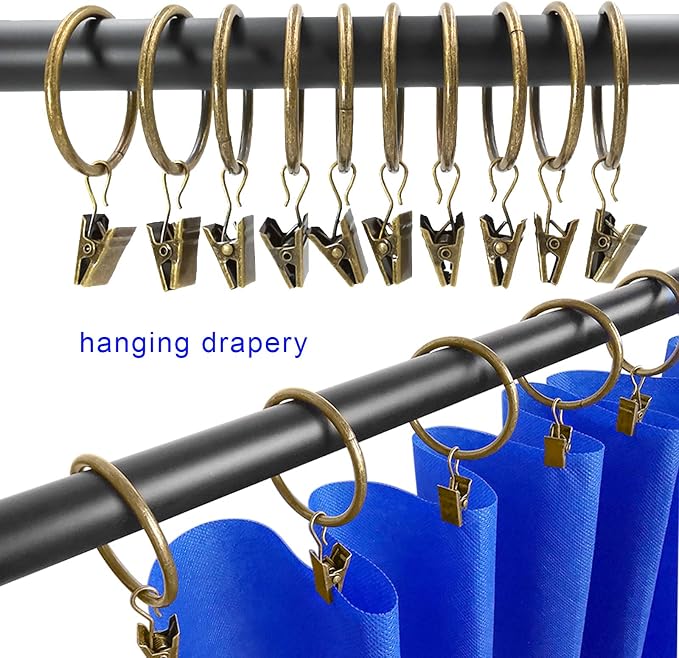 100 Pack Metal Curtain Rings - Image 5