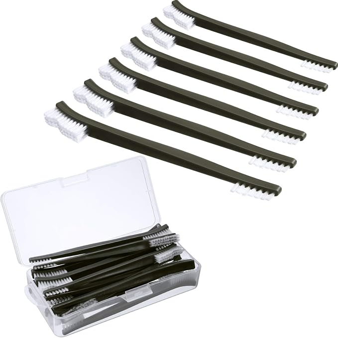 Boao 20 Packs Double-Ended Gun Cleaning Brushes 7 Inch Nylon All Purpose by Boao