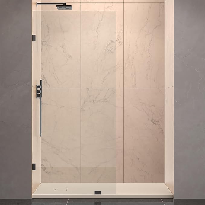 Shower Glass Panel 34" x 79" Easy-to-Clean Treated, 3/8" Tempered Glass Shower - Image 8