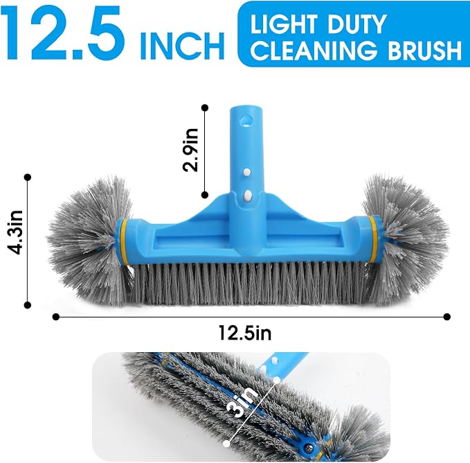 12.5'' Round End Pool Brush Head - Image 2