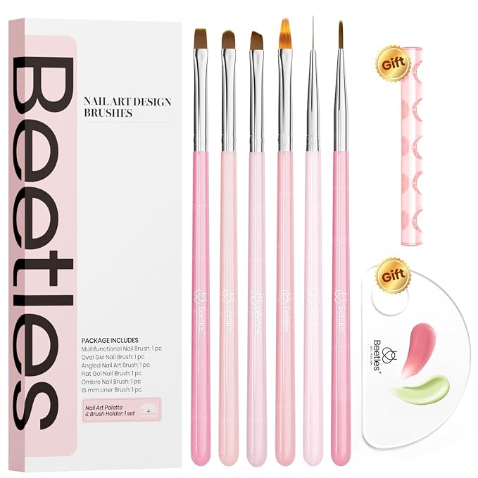 Beetles Nail Art Brushes - Image 8