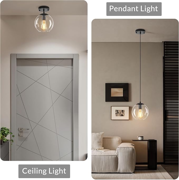 Globe Pendant Light, Modern Hanging Lighting Fixture, Classic Cluster Chandelier - Image 6