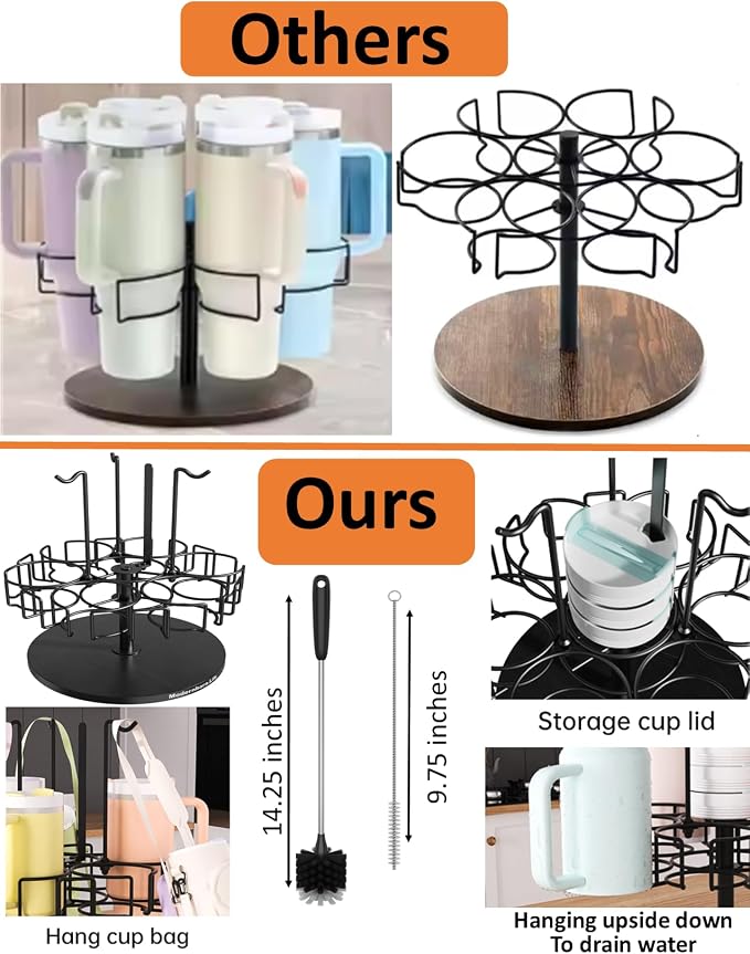 Water Bottle Organizer for Cabinet or Counter - Image 2