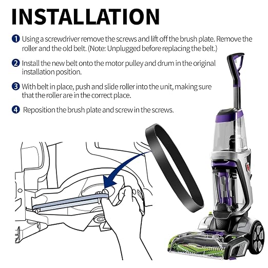 Replacement Belts for Bissell 2910, 2190W PowerForce TurboClean PowerBrush Pet - Image 5
