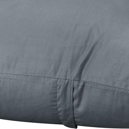 Thmyo 4-Pack 100% Cotton Comfortable Solid Decorative Throw Pillow Case, Square Cushion Cover Pillowcase Sublimation Blank Pillow Covers DIY Throw Pillowcase for Sofa(16x16 inch/ 40x40cm, Dark Grey)