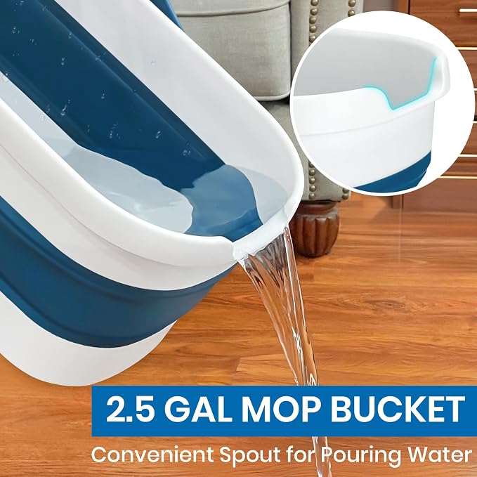 Collapsible Mop and Bucket Set - Image 4