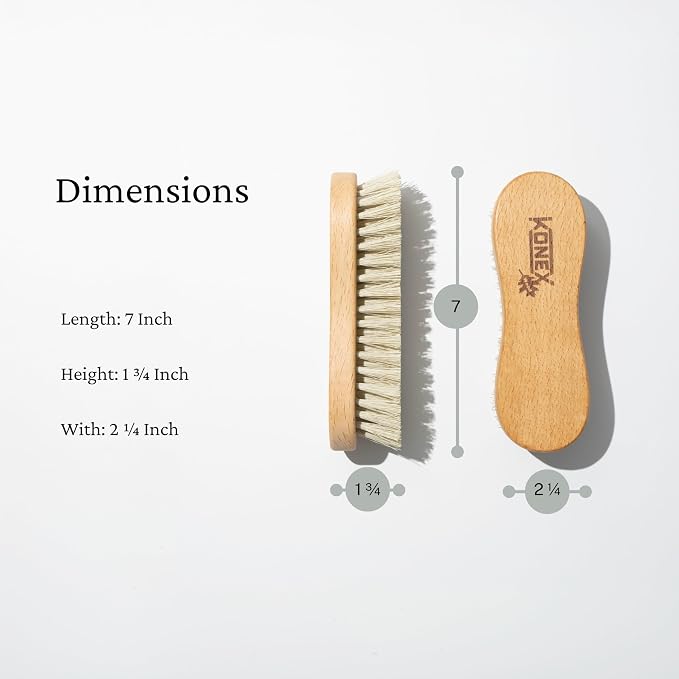 KONEX Medium-Stiffness Nylon Fiber Scrub Brush - Image 2